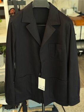 Suitsupply Black Wool Jacket Label Detail